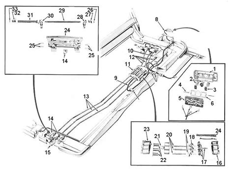 1960 Cadillac parts diagram